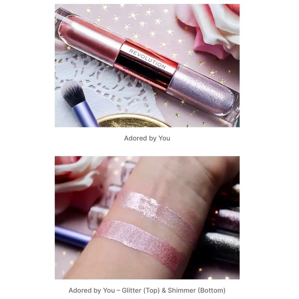 Revolution Eye Glisten Foil & Glitter Eyeshadow in Adored By You
